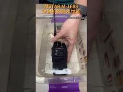 Kinerja tahan air dari walkie-talkie M-1688