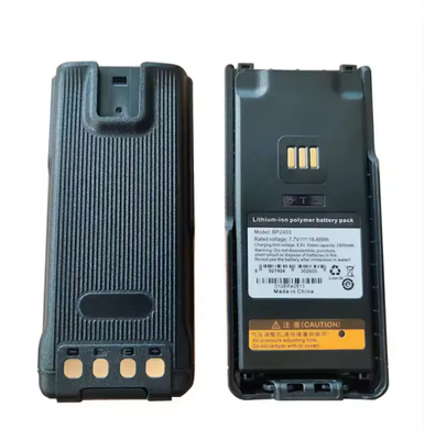 Beli BP2403 Hytera Baterai Walkie Talkie Li-polimer isi ulang 7,7V 2400 mAh Baterai asli untuk HP705 HP785 pembuatan online