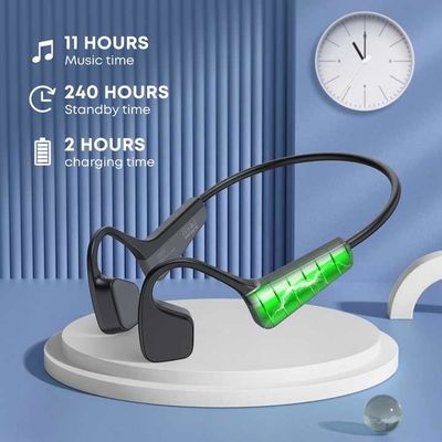 Beli Aksesoris Headset Telinga Terbuka Untuk Radio Dua Cara Ringan dan Nyaman Headphone Konduksi Tulang Bluetooth Waterproof pembuatan online