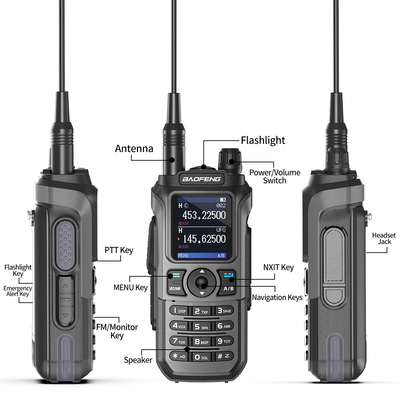Beli 135*60*33mm Ukuran Mengecualikan Antenna Baofeng Walkie Talkie Jangka Panjang dengan Kapasitas Baterai 2600mAh pembuatan online