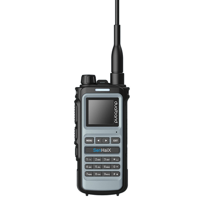 Beli SenHaiX 8600 Dual Analog Walkie Talkie Waterproof U/VHF Transceiver pembuatan online