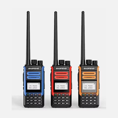 Beli BF-H7 Dual Band Portable Walkie Talkie VHF UHF 136-174MHZ 400-520MHZ IPX4 Waterproof with 1000-1500mAh Battery pembuatan online