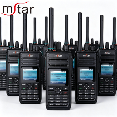 Beli M768 Rugged Rechargeable Two Way Radio Walkie Talkie dengan DMR dan POC Network untuk Hotel Keamanan Konstruksi pembuatan online