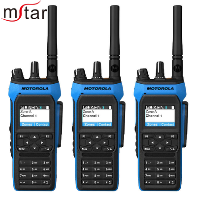 membeli MOTOTRBO R7Ex Motorola walkie-talkie IP68 tahan air radio UHF DMR dengan baterai 2000-2500mAh pembuatan online