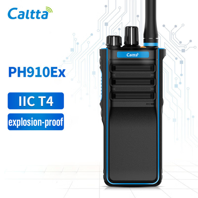 Digital Two Way Radio PH910EX Hitam Handheld Ledakan-Buktinya IP68 Waterproof dan debu-Buktinya Walkie Talkies Profesional