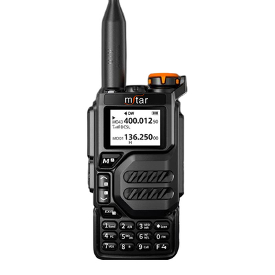 M-UV6 AM/FM Radio dua arah Walkie Talkie Multi Segment Intercom 200 Saluran Jarak Bicara Panjang