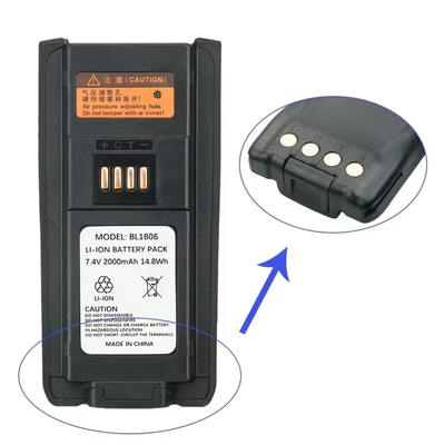 Baterai BL1806 BL2505 2000mAh Baterai PT580 PT580H PT580H Plus walkie talkie pengganti yang dapat diisi ulang