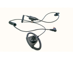 Earphone And Microphone PMLN7159 Kabel dual coil yang kompak dan tahan lama untuk komunikasi pribadi