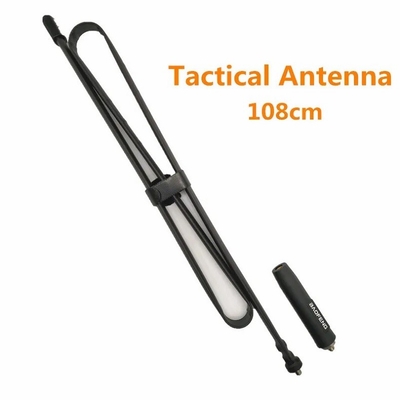 Aksesoris Repeater Antenna Dan Feeder SMA-Wanita Antenna Lipat VHF UHF 144/430MHz Walkie Talkie