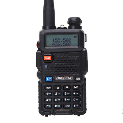 Digital Radio Dua Cara Baofeng UV-5RX Tri-band 5watt Wireless Long Range Profesional Handheld Ham Hitam Transmitter