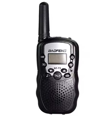 Analog 2 Way Long Range Handheld Uhf Radio Lisensi Gratis Mini BF-T3 Kids BaoFeng T3 Walkie Talkie