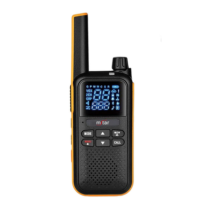 AT-101 Tidak ada Magnetic Horn Bluetooth Nyaman mengisi daya Walkie Talkie Jarak Panjang
