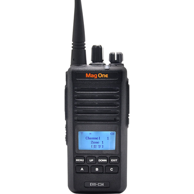 C34 IP54 Waterproof Dustproof Alarm Darurat Mode Langsung Digital Walkie Talkie