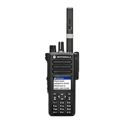 DGP8550E radio UHF VHF DMR jarak jauh dengan fungsi GPS radio walkie talkie