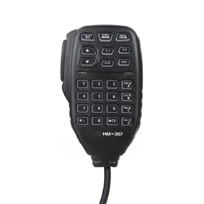 HM-207 PTT Waterproof Long Range Transmitter Hitam Walkie Talkie Speaker Mikrofon