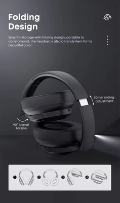 Headphone Over-Headphone Aksesoris Untuk Dua Cara Radio Dinamis Noise Cancelling Wireless Headphone Wireless dan Wired Connection dengan Prinsip Vokalisme Dinamis