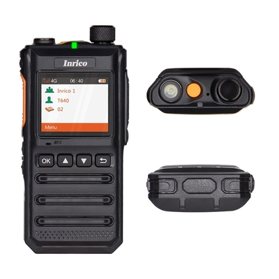 Inrico T640 POC Radio jarak jauh dua arah Daya tinggi Radio dua arah IP54 Rating 2MP Kamera depan untuk kebutuhan pelanggan