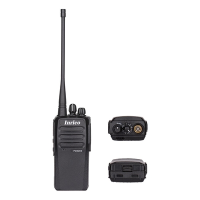 inrico PD660 Waterproof Two Way Radio 15 Jam Talk Time Mode DMR dan Sensitivitas Analog 12db SINAD 0.25μV Transceiver genggam tahan percikan