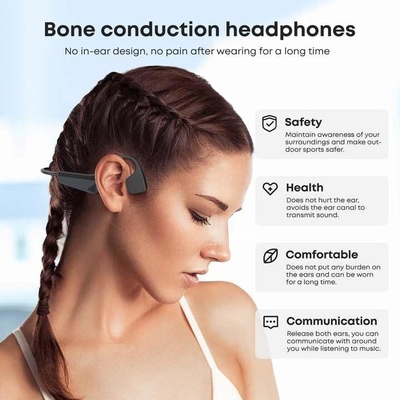 Langsdom Olahraga Bluetooth headphone Aksesoris Untuk Radio Dua Cara Tingkatkan Pengalaman Mendengar Anda dengan Bluetooth Earphone Konduksi Tulang