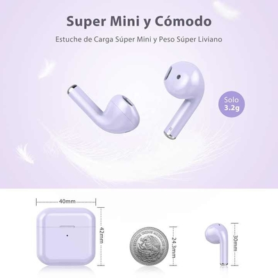 Earphone dan Mikrofon NO Touch Screen Earphone dan Mikrofon Semi-in-ear Form Factor 1-3 Jam Waktu pengisian baterai