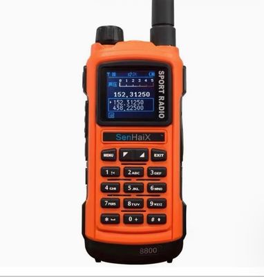 SenHaiX 8800 5W UHF VHF Walkie Talkie dengan 128 Saluran