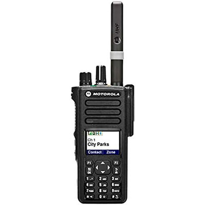 DGP5550e 10W Radio Dua Jalur IPX7 Walkie Talkie Waterproof untuk Pengemudi Truk