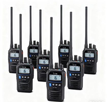 Icom IC-M85UL Radio VHF Kelautan Walkie Talkie dengan 16 Saluran Penyimpanan dan Suhu Operasi -20C~+60C untuk Lokasi Berbahaya