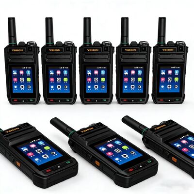 YSHON Q-3588S Interkom Android Daya Tinggi 4G POC Radio Dua Arah dengan Walkie Talkie Jangkauan Jauh 5000km