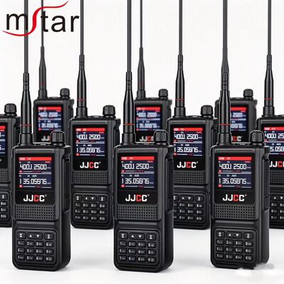 MSTAR M-UV7 Walkie Talkie Profesional Pita Penuh dengan Alarm Darurat dan Layar LCD Tinggi
