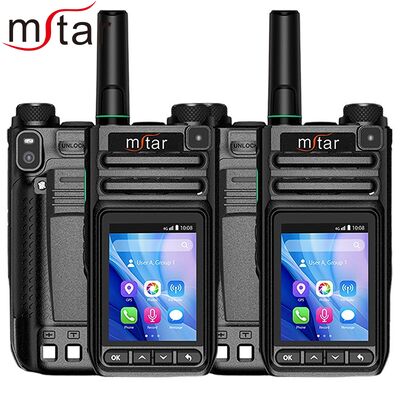 MSTAR M-328T Handheld 4G POC LTE Two-Way Radio dengan resolusi tinggi 2,4 inci Android OS dan Kamera Ganda