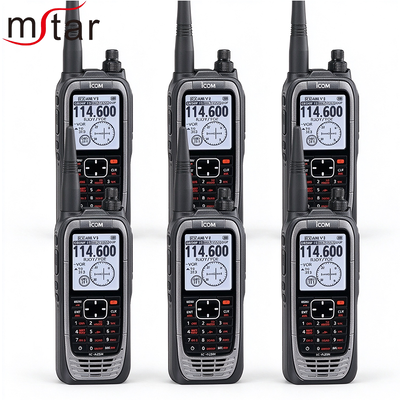 ICOM IC-A25C 6W Power VHF Air Band Transceiver with Built-in GPS and Bluetooth Walkie Talkie